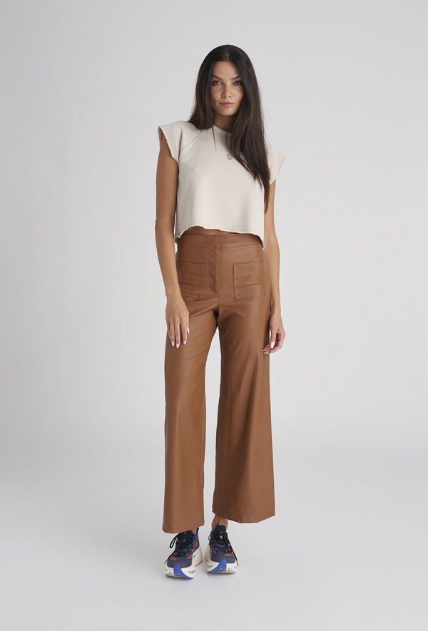 Vegan Pants/ brown