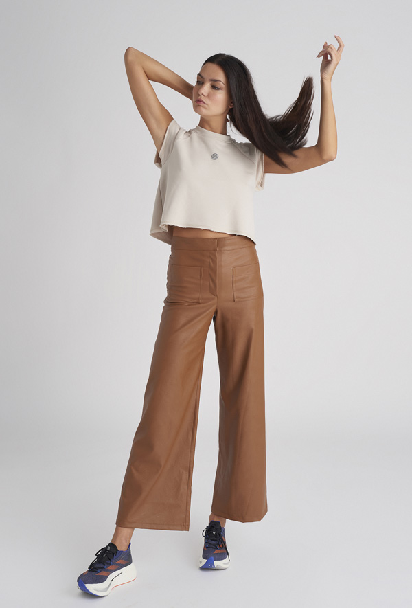 Vegan Pants/ brown